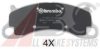 A.B.S. 35010S Brake Pad Set, disc brake